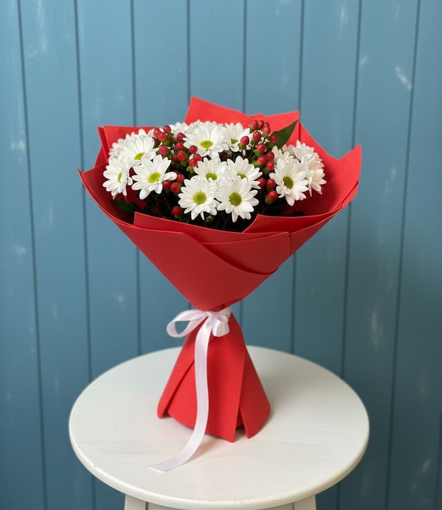 Букет цветов из: Хризантемы в Тетюшах