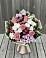 Букет цветов из: Альстромерии, Гвоздики, Розы и Хризантемы в Тетюшах