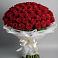 Букет 101 Красная роза Блэк Мэджик в Тетюшах