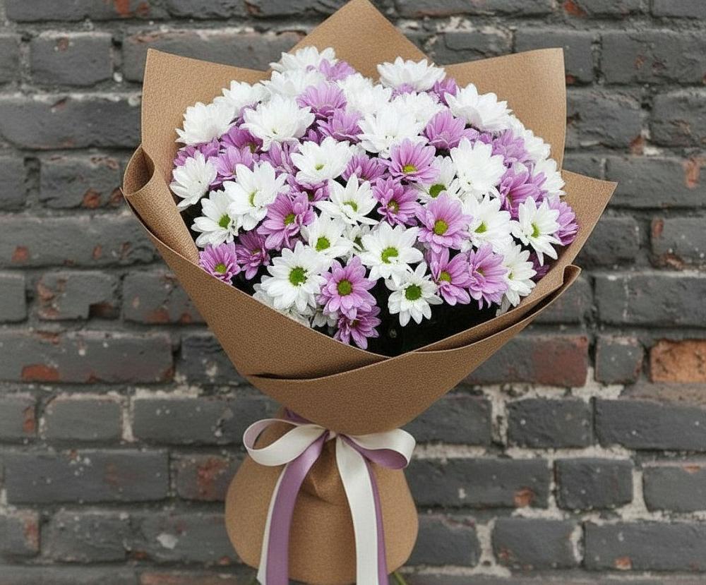 Букет цветов из: Хризантемы в Тетюшах