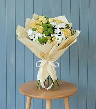 Букет цветов из:  Хризантемы и Розы #REPLACE_PRED# Тетюшах